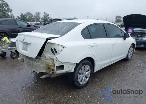 2012 Honda Civic Lx z USA, uszkodzony, nr VIN 19XFB2F54CE302941